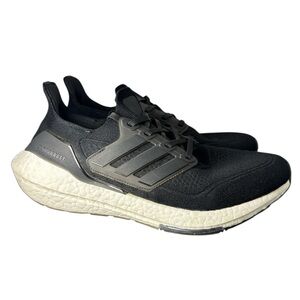 Adidas Ultraboost 21 Men's Core Black Running Shoe Size 8.5